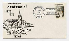Czestochowa Texas Church Dedication Centennial 1973 Cover - $17.82