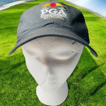 PGA 2016 Championship Hat Baltusrol Cap Spell Out Embroidered Black Stra... - $15.87