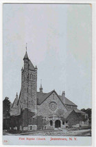 First Baptist Church Jamestown New York 1910c postcard - £4.76 GBP
