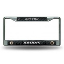Boston Bruins Team Logo Nhl Hockey Chrome License Plate Frame Made In Usa - £24.10 GBP