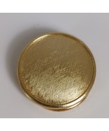 Vintage W Germany Signed Textured Gold Tone Round Scarf Clip  1&quot; - $251.60 MXN