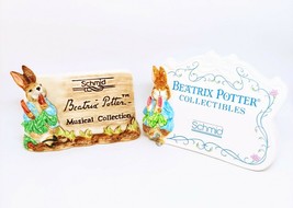 Beatrix Potter Collectibles Porcelain Sign Display Peter Rabbit Schmid Lot of 2 - £26.53 GBP