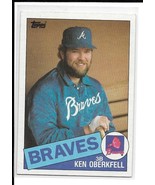 1985 Topps, Ken Oberkfell,  Atlanta Braves, #569 - $2.00