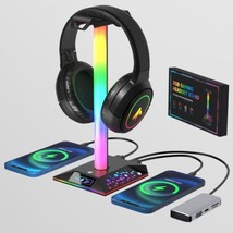 Gaming Headset Stand Pc Accessories - Cool Led Headphone Holder Pc Gaming - $32.98
