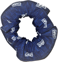 New York Giants  Hair Scrunchie Scrunchies by Sherry Tie Ponytail Holder... - £5.48 GBP+