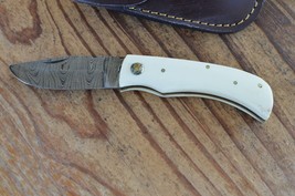 damascus custom made folding knife Laguiole Type From The Eagle Collecti... - $39.59