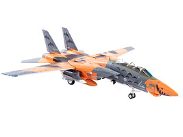 Grumman F-14D Tomcat Fighter Plane Ace Combat &quot;Pumpkin Face&quot; 1/144 Diecast Model - $68.24