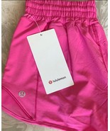 LULULEMON Hotty Hot Short 2.5” ~Sonic Pink~Low Rise/ LR~SZ 6~NWT~USPS SHIP - £64.09 GBP