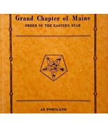 Order Of The Eastern Star 1932 Masonic Maine Grand Chapter Vol XIII PB B... - €60,10 EUR