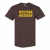 AS01 - Western Michigan Broncos Basic Block T Shirt - Small - Gold - £19.17 GBP