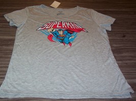 Vintage Style Women&#39;s Teen Dc Comics Superman T-shirt Large New w/ Tag - £15.80 GBP