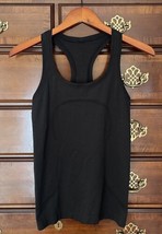 Lululemon black heathered 4 Swiftly Tech Tank Move Your Body Still Your Mind - £23.44 GBP