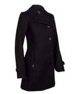 Icebreaker Skyline Trench 100% Merino Wool Jacket Coat Dk Charcoal Gray M - $148.50