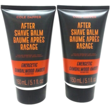 2 TUBES x COLEDAPPER Sandalwood Amber Scented After Shave Balm Men&#39;s 5.1... - $19.79