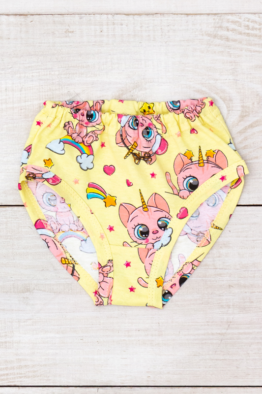 Panties (Girls), Any season,  Nosi svoe 272-002V (kytsia-iedynorih-zhovtyj) - £3.98 GBP+