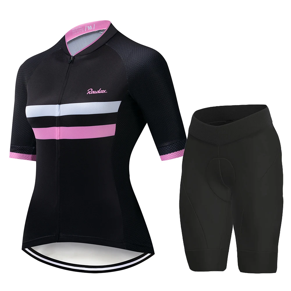Sporting Cycling Clothing Women 2021 Raudax Ropa Ciclismo Pink Mujer Short Sleev - £39.96 GBP