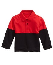 First Impressions Infant Boys Colorblocked Collared Shirt 18 Months Ever Red - £11.50 GBP