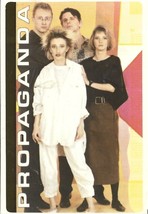 ⭕VTG card pocket calendar 1986 PROPAGANDA Portugal group music singer - $85.07 MXN