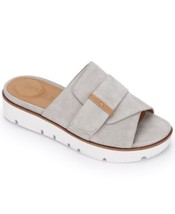 Gentle Souls by Kenneth Cole Womens Lavern Strap Slides, 8 M, Oyster - $199.00
