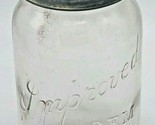 Vintage IMPROVED GEM Mason Jar - Made in Canada All Original Including Top! - £11.70 GBP