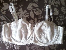 reggiseno matalan bianco con ferretto uk 38DD usa 38D euro 85E france 100E - $12.76