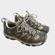 Keen Hiking Outdoors Shoes Women 7 Brown Waterproof Lace Up Leather 1011547 - £29.51 GBP