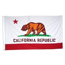 California Republic Flag 4x6 Foot Flag Banner (Heavy Duty 150D Super Polyester) - $19.88