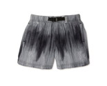 Wonder Nation Boys Buckle-Up Shorts, Black/Gray Size L (10-12) Husky - £12.39 GBP