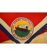 Vintage BSA Boy Scout Uniform Scarf 1953 National Jamboree Irvine Ranch CA - $14.84