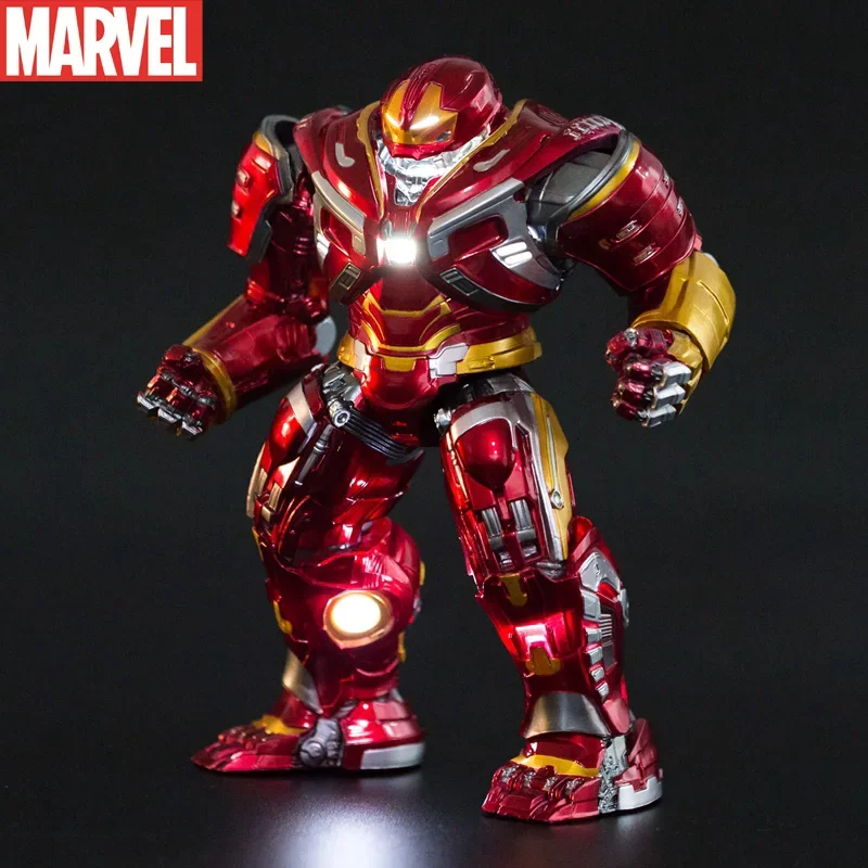 Disney The Avengers Iron Man Glowing Anti-hulk Armor Model Super Hero Action - $53.22