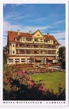 Germany Postcard Garmisch Partenkirchen Hotel Wittelsbach - $2.96