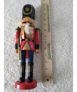 Vintage Wooden Christmas Nutcracker 12” Soldier - £14.59 GBP