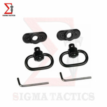 2PC New M-LOK MLOK Quick Release Sling Mount Push Button QD Sling Swivel... - $12.86