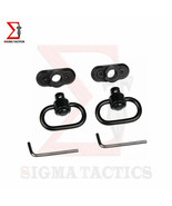 2PC New M-LOK MLOK Quick Release Sling Mount Push Button QD Sling Swivel... - $12.86