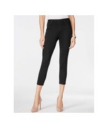 Style &amp; Co Womens XS Deep Black Knit Twill Capri Leggings NWT DF70 - $24.18 CAD