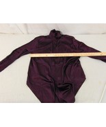 Adult Women&#39;s Dana Buchman 100% Silk Dark Purple Blouse Top Shirt 2 32114 - £29.88 GBP