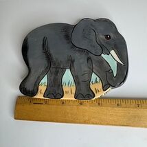 Nina&#39;s Ark Safari Elephant Spoon Rest Ceramic Kitchen Holder - $12.00