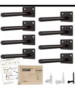 BATODA - 6&quot; Floating Shelf Bracket (8 Pcs) - Solid Steel Blind Shelf Sup... - $180.81 MXN