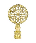Royal Designs, Inc. Mandala Filigree Finial for Lamp Shade, Antique Bras... - $37.84 CAD+