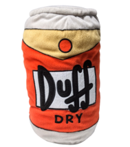 Universal Studios 14&quot; Simpsons Duff Dry Beer Can Plush Stuffed Pillow - £14.77 GBP