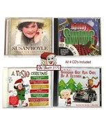 Christmas Music Susan Boyle, Rosie, Holiday Swing, Dr Elmo Xmas Lot of 4... - £11.76 GBP
