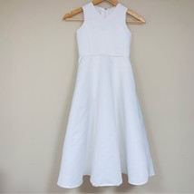 White Flower Girl Communion Girl’s Dress 6 Party Formal Fit &amp; Flare Summer - £9.34 GBP