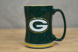 2015 NFL Football Fan Souvenir Logo Boelter Brands Coffee Mug Green Bay Packers - $15.98