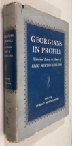 1958 book Georgians in Profile, historical essays, history State of Georgia GA - £10.95 GBP