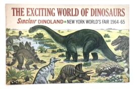 1964-65 NY World&#39;s Fair Sinclair Dinoland - The Exciting World of Dinosaurs - £14.26 GBP