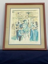 &quot;Succoth&quot; Lithograph Framed Size: 17&quot; wd x 20&quot; HtSigned by the artist Twia  - $94.05