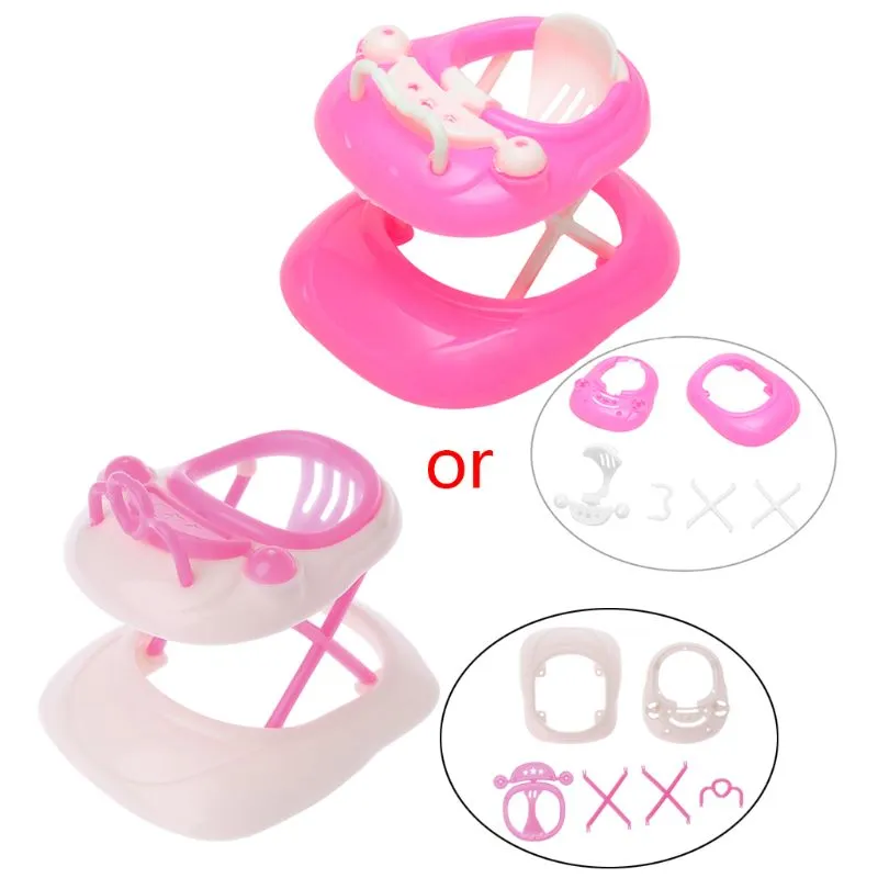 New Pink for barbie stroller Assembly Baby Stroller Trolley Nursery Furniture - £8.50 GBP