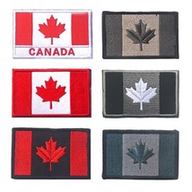 Canada Flag Tactical Patch, 6 Pack Canadian Flag Patches Tactical Maple Leaf Tag - £18.81 GBP
