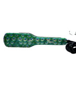 Neo Heated Hairbrush Peacock Pattern Straightener Electric Hair Styler B... - $27.15 CAD