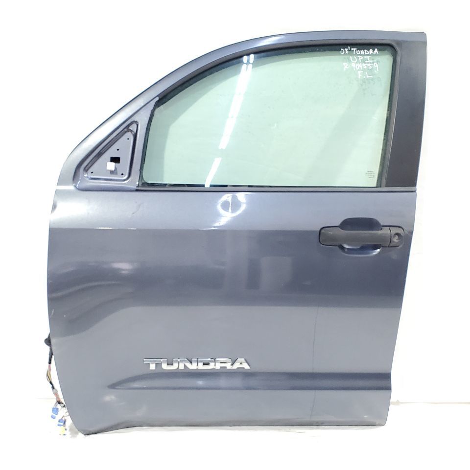 2007 2021 Toyota Tundra OEM Front Left Door 1F9 Slate Metallic 1 Ding - $742.50